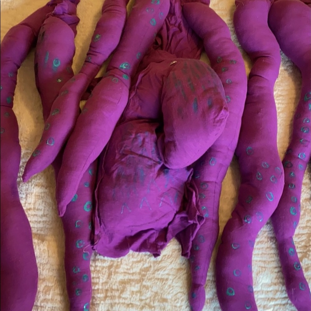 Homemade baby carrier costume. Adorable octopus🐙 Halloween, ocean theme. Party